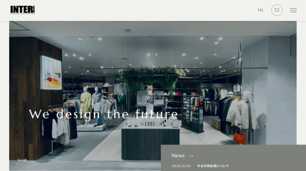 インター・フューチャーのHPキャプチャ画像