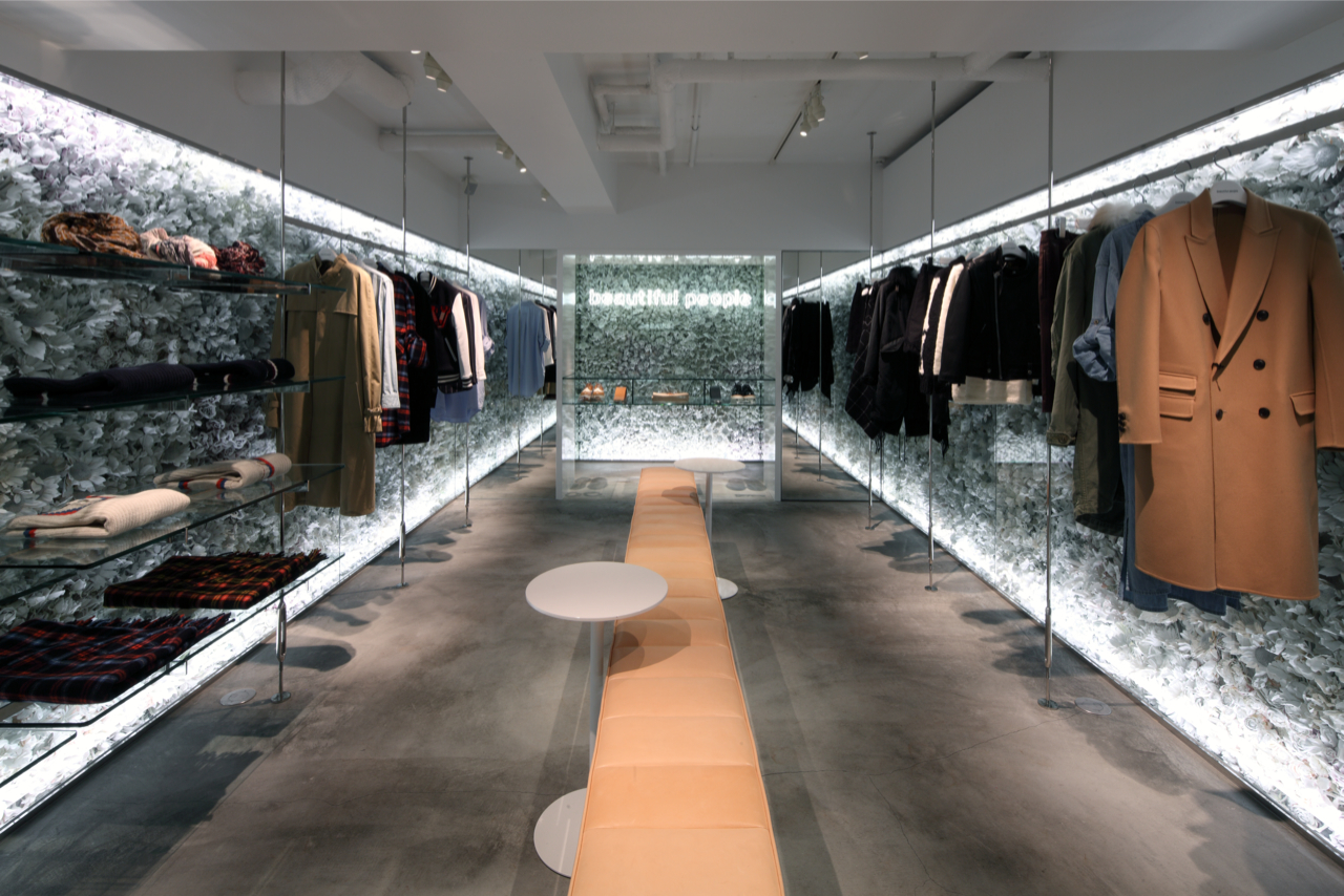 beautiful people shop @ aoyamaの店舗デザイン事例